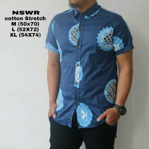 Kemeja Lengan Pendek Motif Full Printt 5