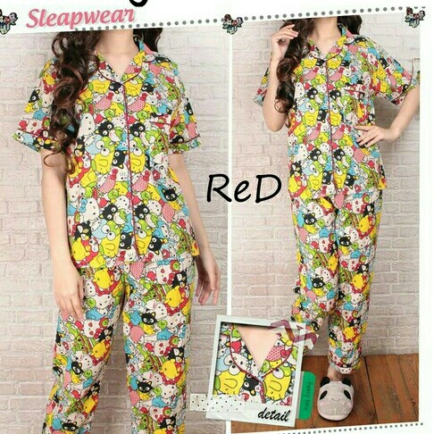 Kitty Mix Pajamas CP 2