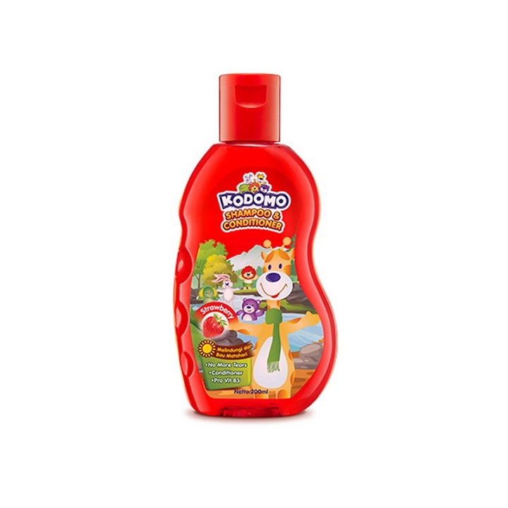 Kodomo Shampoo & Conditioner Strawberry 100ml 2