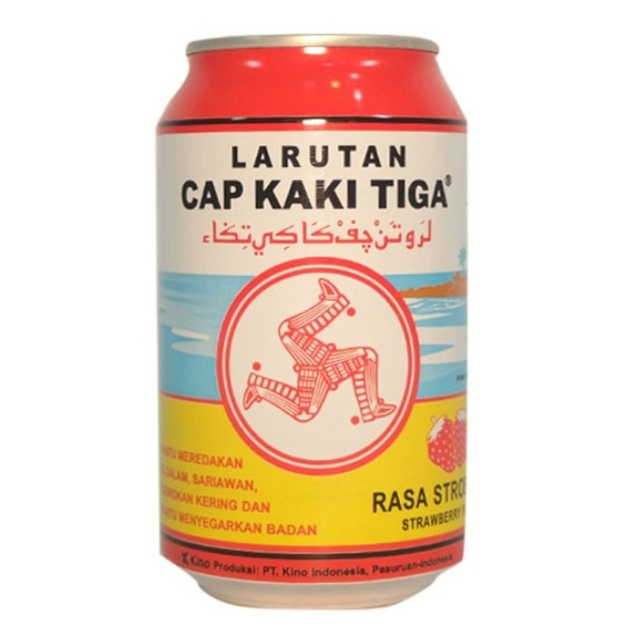 LARUTAN CAP KAKI TIGA STROBERI 320ML KLG 2