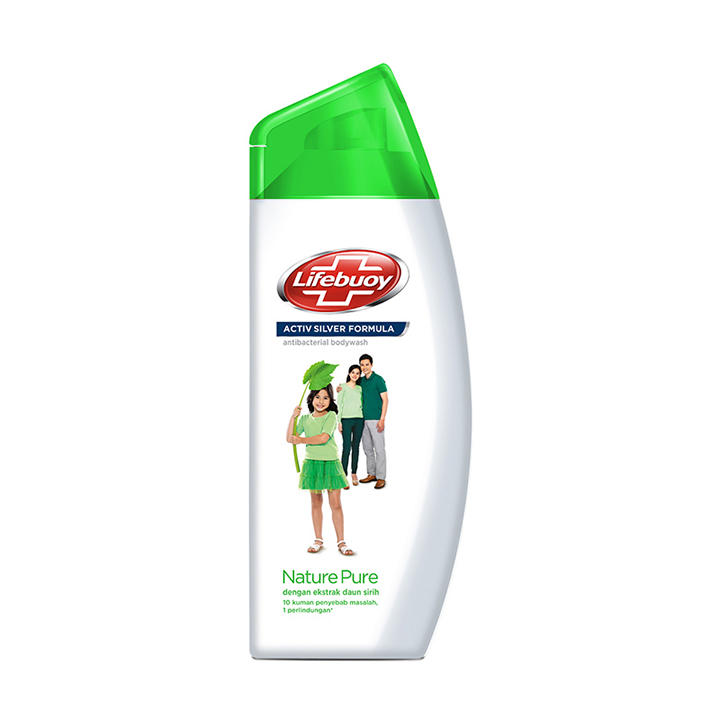 LIFEBUOY ANTIBACTERIAL BODYWASH WORLDS NATURE PURE 100ML 2