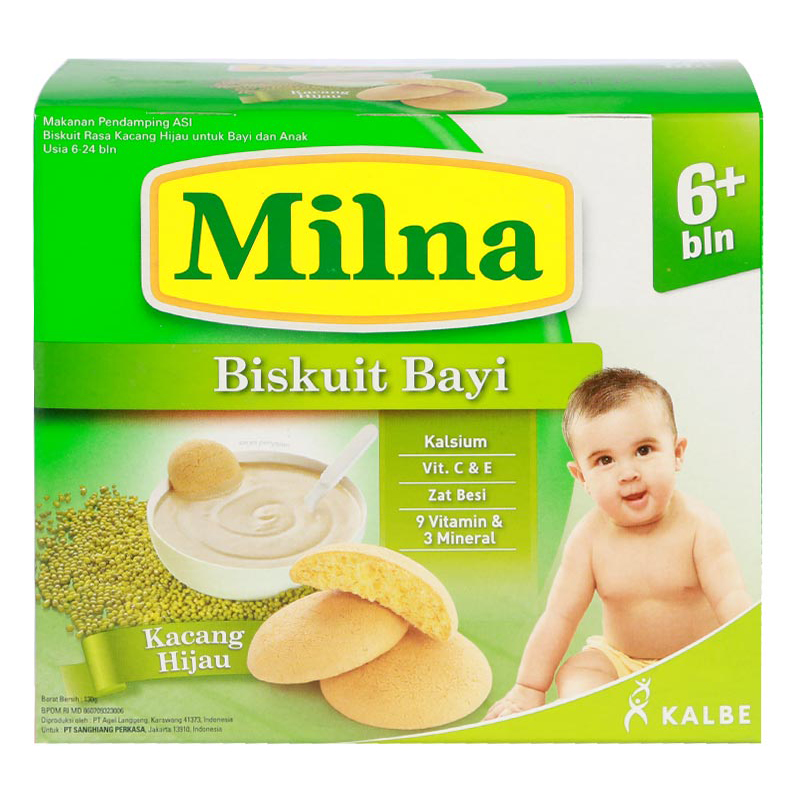 MILNA BISKUIT BAYI KACANG HIJAU 130GR 2