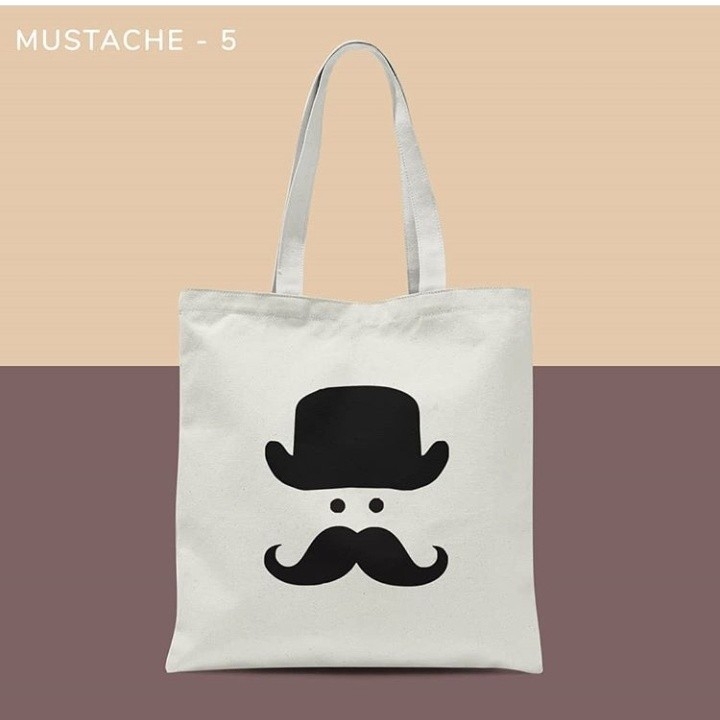 MUSTACHE TOTEBAG 2