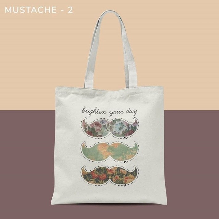 MUSTACHE TOTEBAG 2