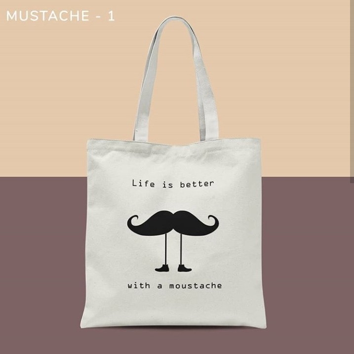 MUSTACHE TOTEBAG 3