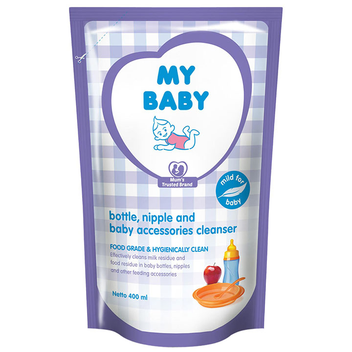 MY BABY BOTTLE, NIPPLE & ACCESORIES CLEANSER 400 ML  2