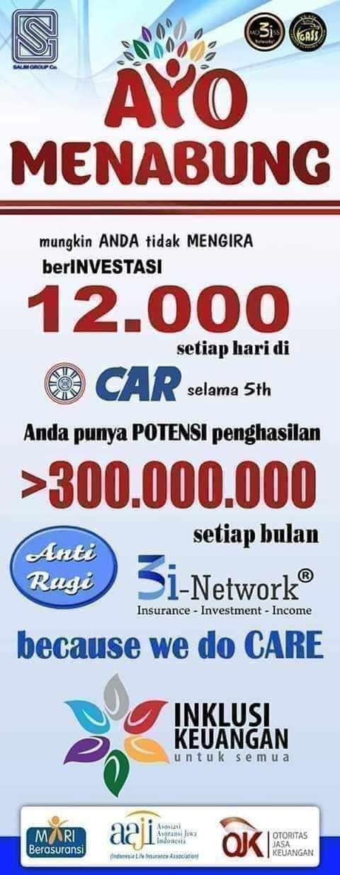 Menabung 12000 perhari 2