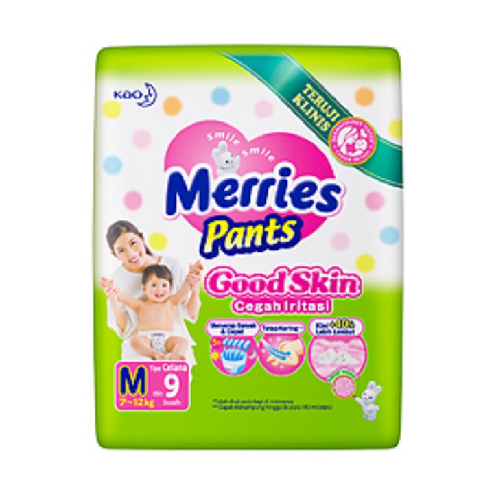 Merries Pants UK M 9'S 2