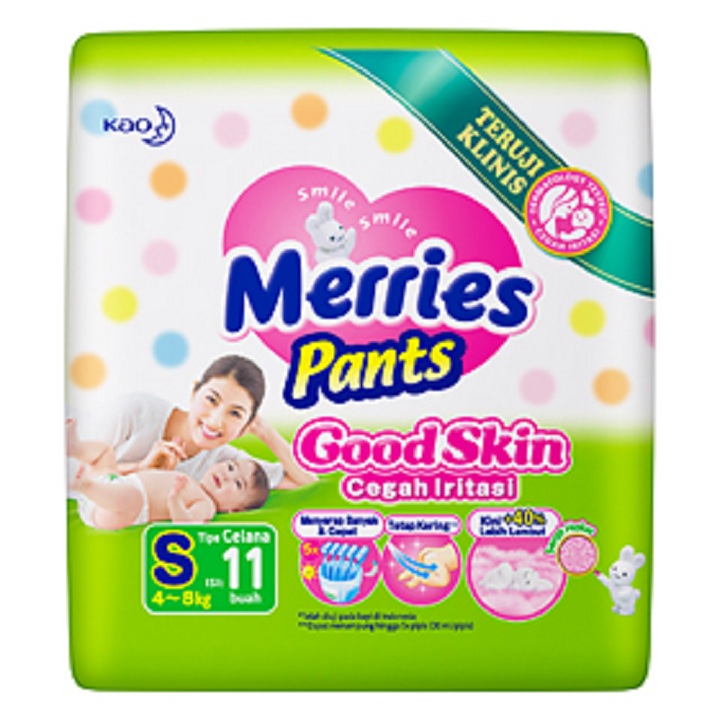 Merries Pants UK S 11 pcs 2