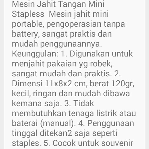 Mesin Jahit Tangan Mini 2