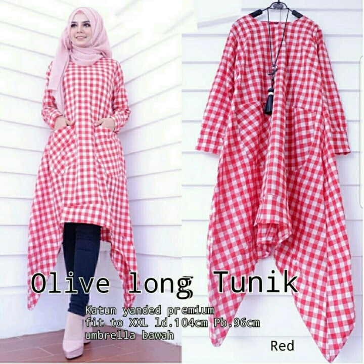 Olive Long Tunik 2