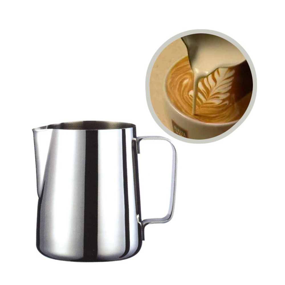 OneTwoCups Gelas Pitcher Kopi Espresso Latte Art Stainless Steel 600ml