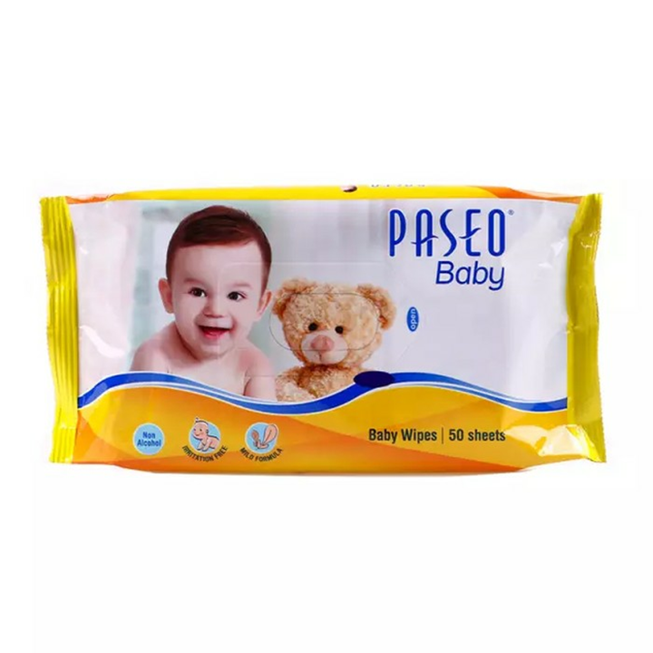 PASEO BABY WIPES 50 SHEETS  2