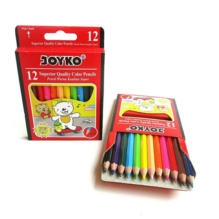 PENSIL WARNA JOYKO ISI 12PCS 2