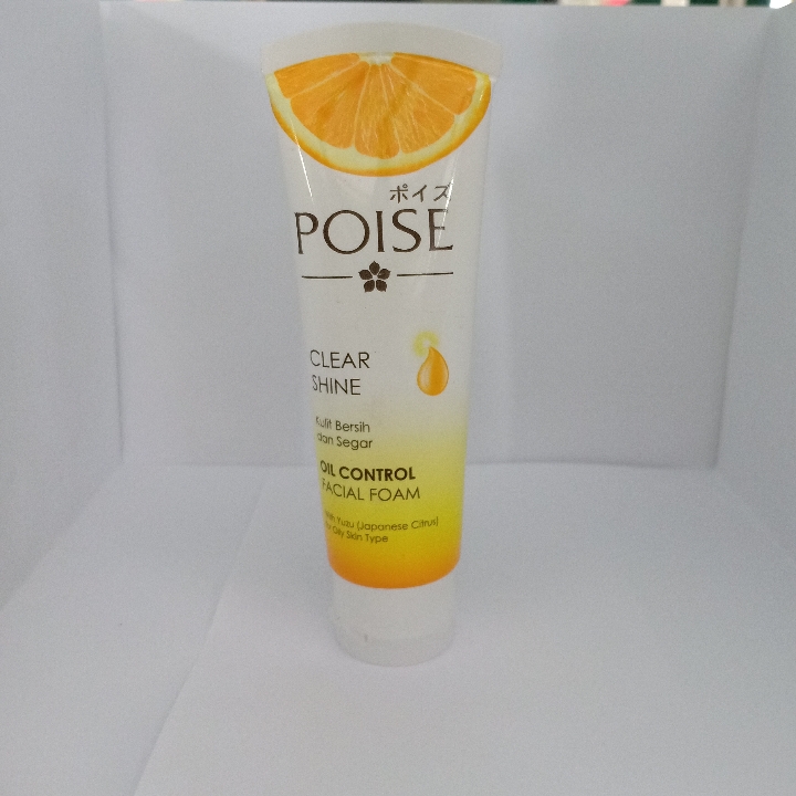 POISE CLEAR SHINE OIL CONTROL FACIAL FOAM 50GR 2