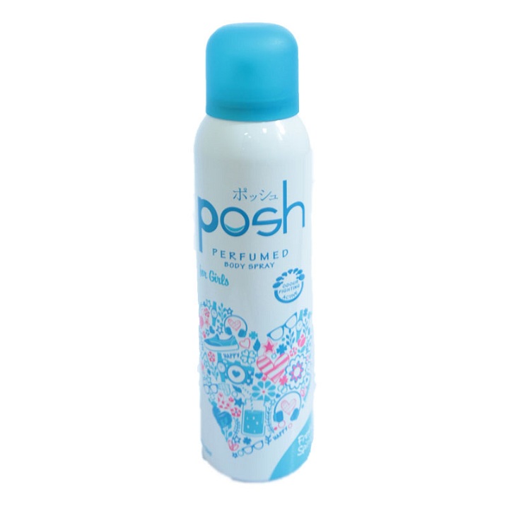 POSH PERFUMED BODY SPRAY FRESH SPIRIT 150ML 2