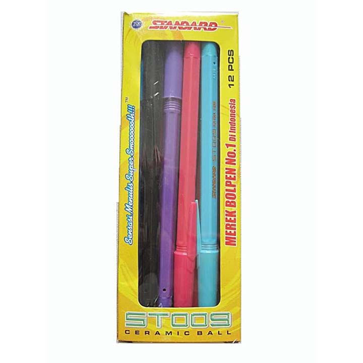 PULPEN GEL STANDARD ST009 1PCS 2