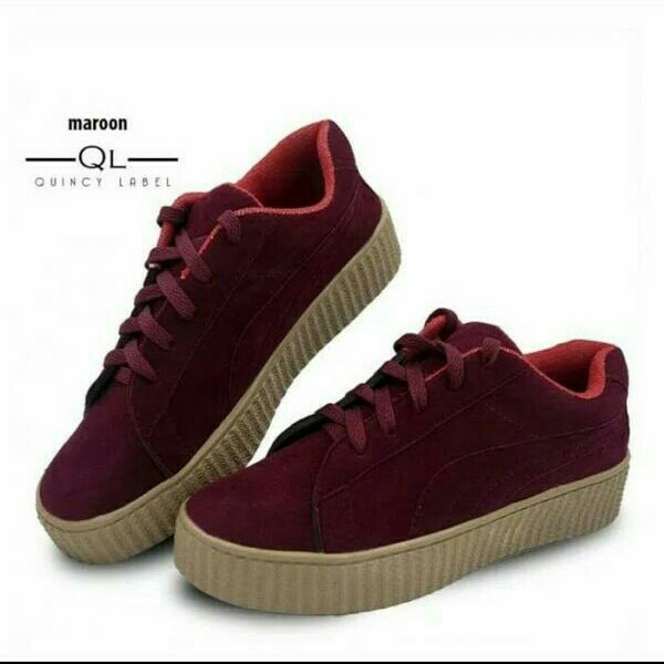 PUMA RIHANNA MARUN  2