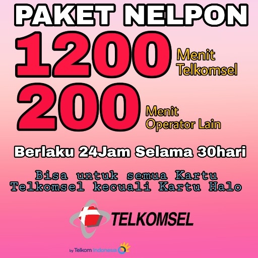 Paket NELPON 1200mnt Tsel 200mnt Operator Lain 2