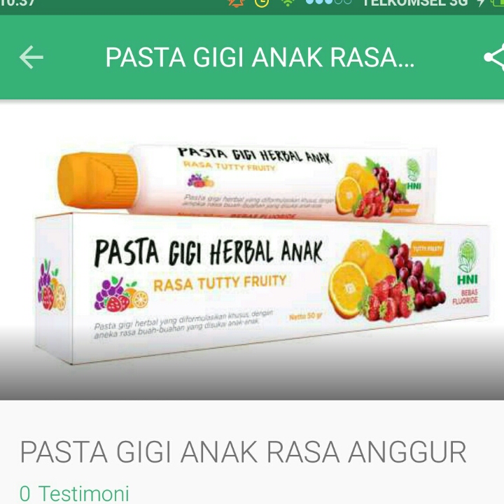 Pasta Gigi Anak Rasa Tutty Fruity 2