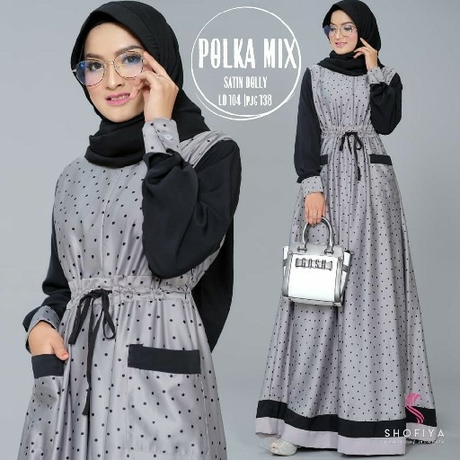 Polka  Mix Dress 2