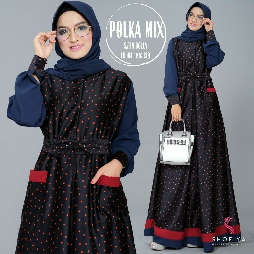 Polka  Mix Dress 3