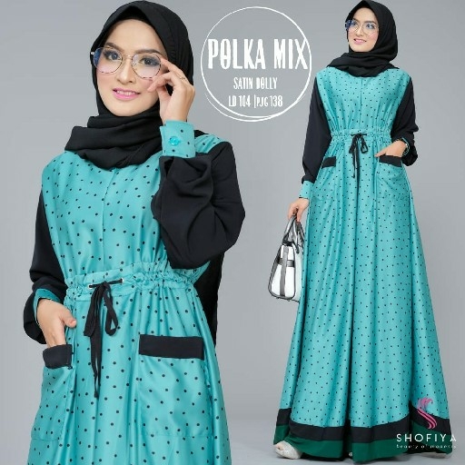 Polka  Mix Dress 4