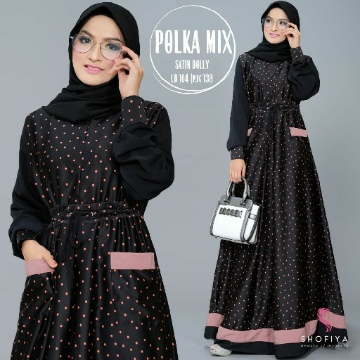 Polka  Mix Dress 5