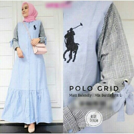 Polo Grid Dress 5