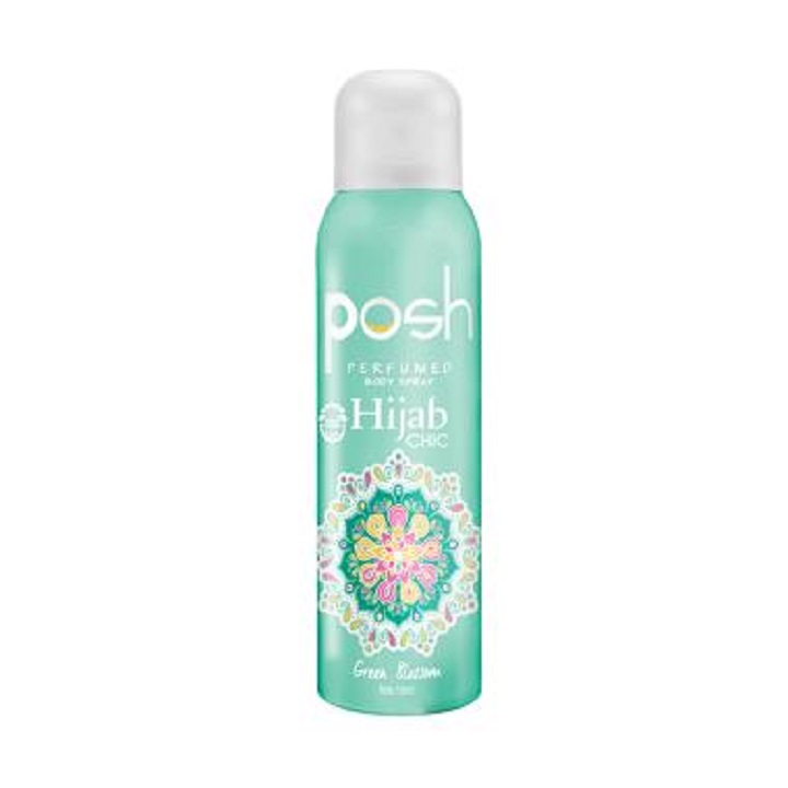 Posh Perfumed Hijab Chic Green Blossom 2