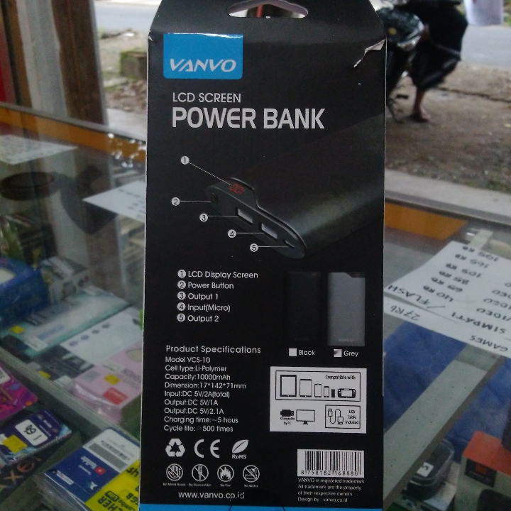 Powerbank Vanvo 10000mah 2