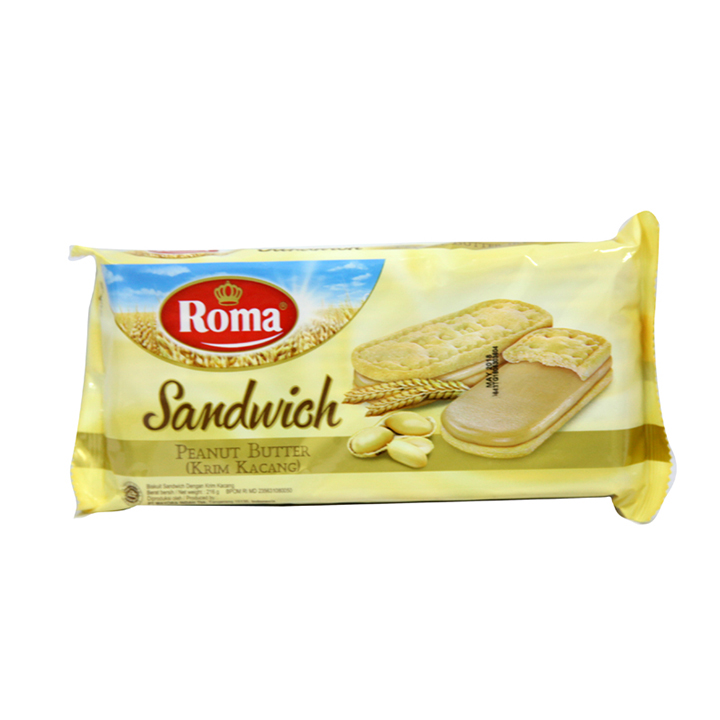 ROMA SANDWICH PEANUT BUTTER 216GR 2