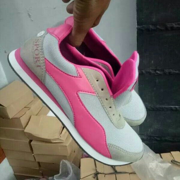 SPON SPORT abu-abu pink 2