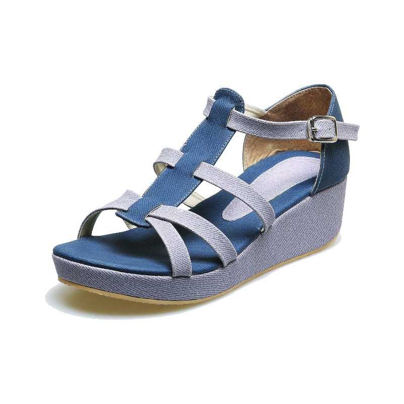 Sandal Wedges Wanita BKD 039 Basama Soga