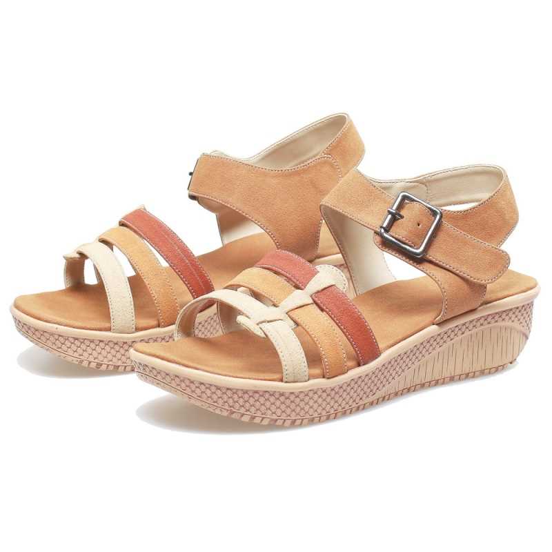 Sandal Wedges Wanita BYI 951 Basama Soga