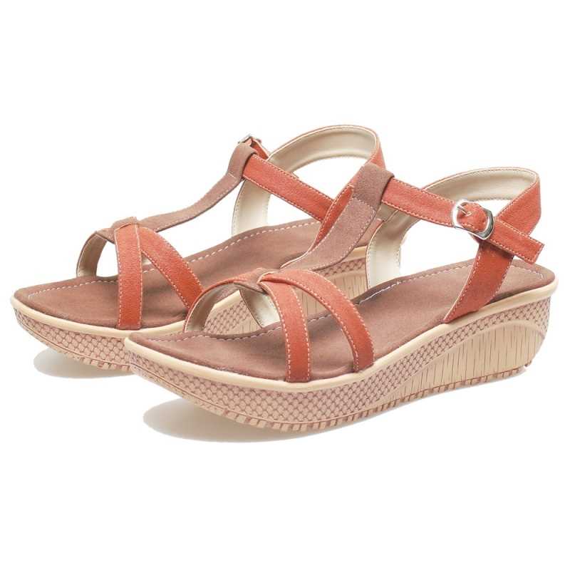 Sandal Wedges Wanita BYI 953 Basama Soga