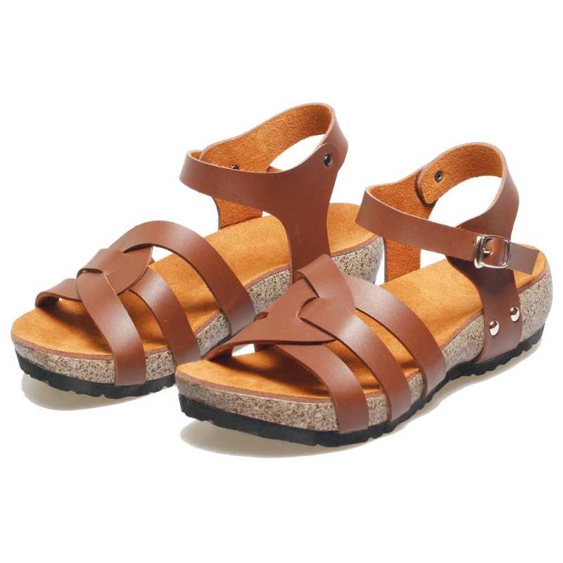 Sandal Wedges Wanita BYI 954 Basama Soga