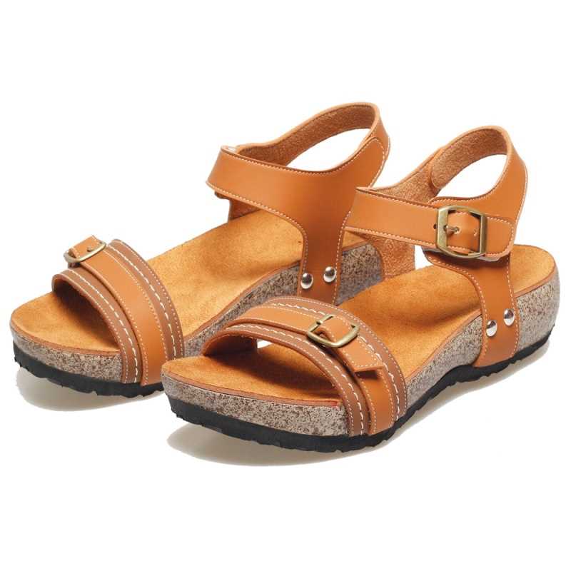 Sandal Wedges Wanita BYI 955 Basama Soga