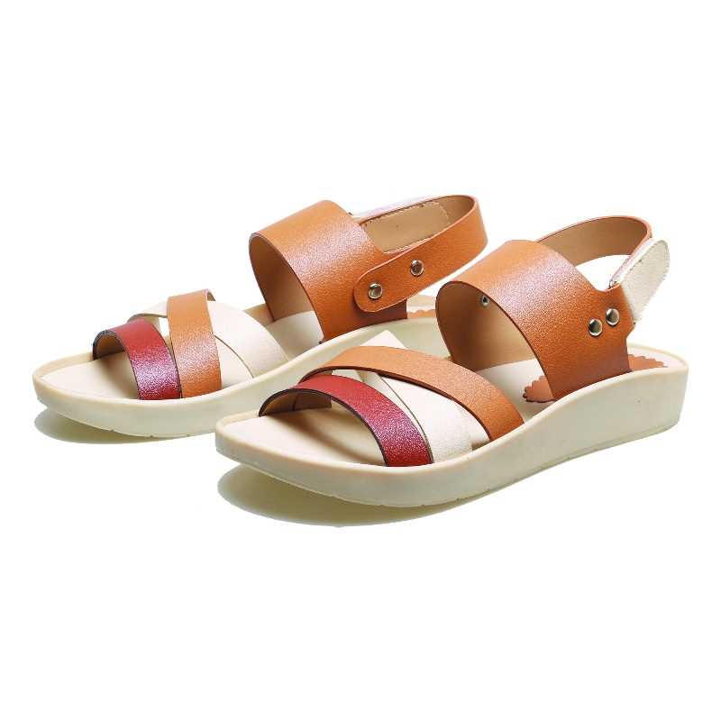 Sandal Wedges Wanita BYI 974 Basama Soga