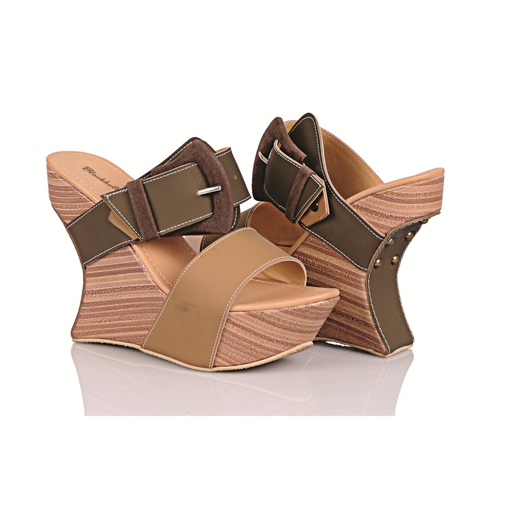 Sandal Wedges Wanita Keeva LOL734 2