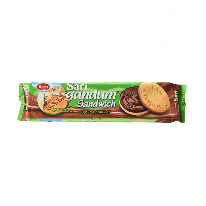 Sari Gandum Sandwich Susu & Cokelat 1 pcs 2