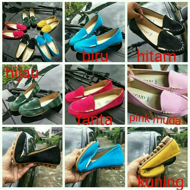 Sepatu Sandal Bludru 2