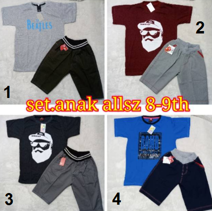 Setelan kaos anak