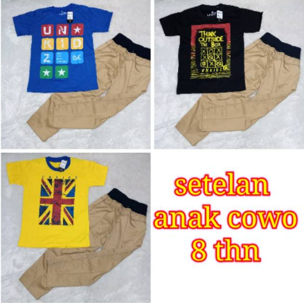 Setelan kaos celana panjang