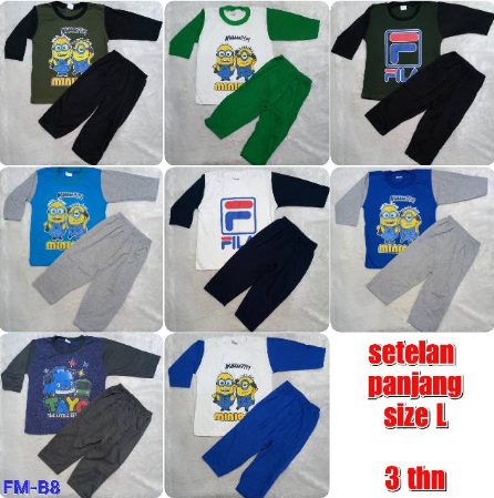 Setelan panjang kaos 3