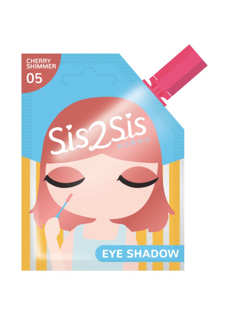 Sis2sis Long Wear Creamy Eye Shadow 05 Cherry Shmr 2Ml