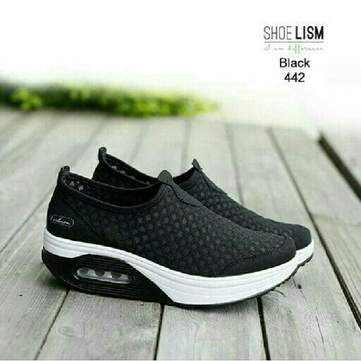 Slipon JR 36 Jala Hitam 2