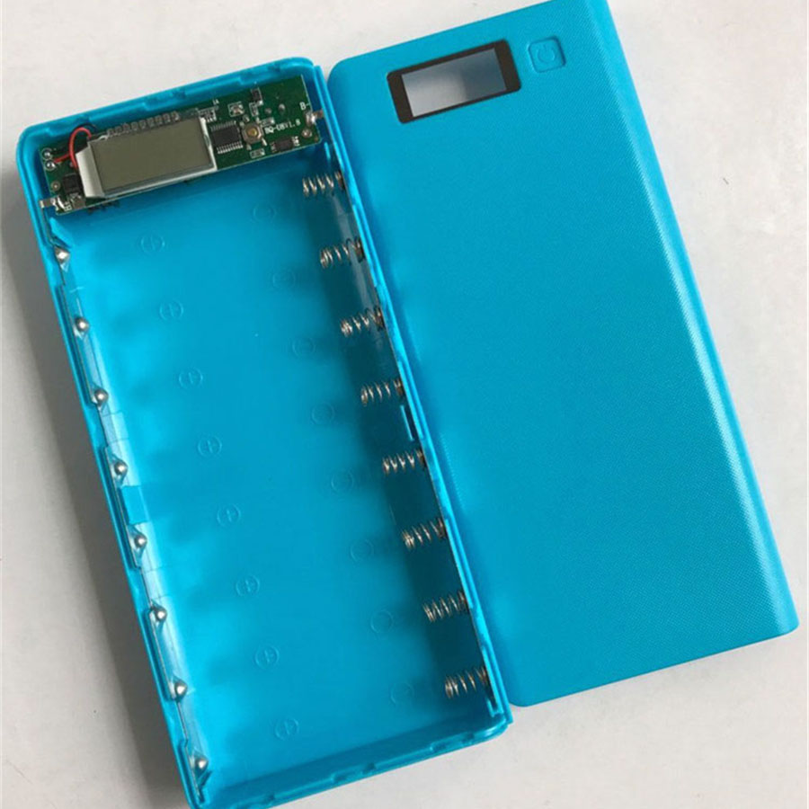 Taffware DIY Power Bank Case 2 USB Port & LCD 8x18650 C13 2