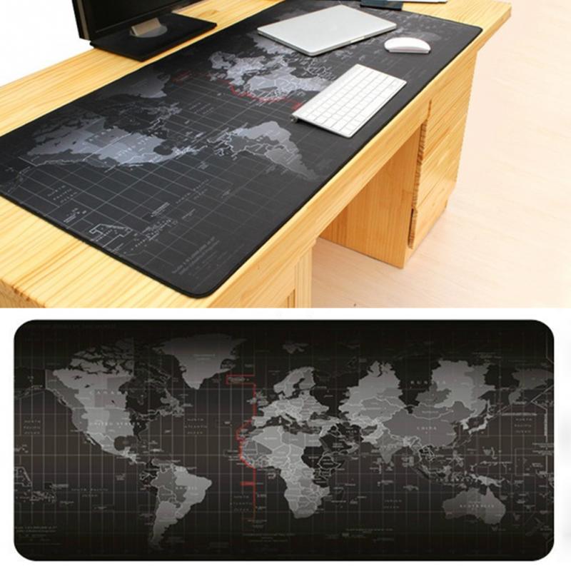 Taffware Gaming Mouse Pad XL Desk Mat Motif Peta Dunia 300 x 250 mm MP