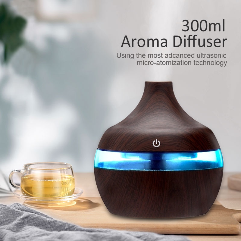 Taffware Ultrasonic Humidifier Aroma Essential Oil Diffuser 300ml Humi